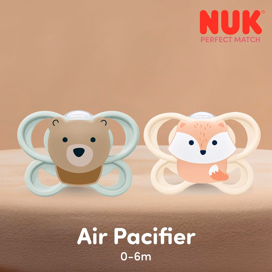Chupetes NUK Perfect Match Air, -6 meses, paquete de 4: Bebé