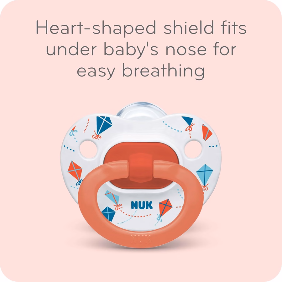Chupete ortodóncico clásico NUK First Choice para bebés de 6 a 18 meses, colores surtidos, imprescindible para bebés, paquete de 5: Salud y hogar