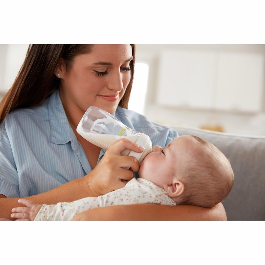 Biberón NUK Simply Natural con SafeTemp: Bebé
