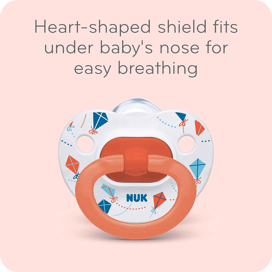 Chupete ortodóncico clásico NUK First Choice para bebés de 6 a 18 meses, color neutro, imprescindible para bebés, paquete de 5: Salud y hogar